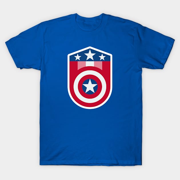 Star-Spangled Shield T-Shirt by joeljayjulian